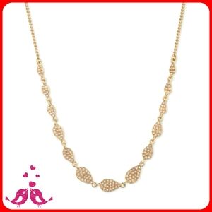 Givenchy Gold-Tone Pavé Statement Necklace for Valentine's Day